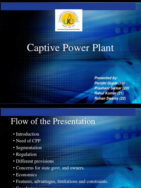 Captive Power Plant | Power Station | Electrical Grid