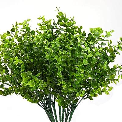 Amazon Temchy Bundles Outdoor Artificial Fake Flowers No Fade