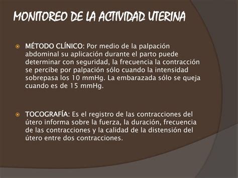 Fisiologia De Las Contracciones Uterinas Ppt