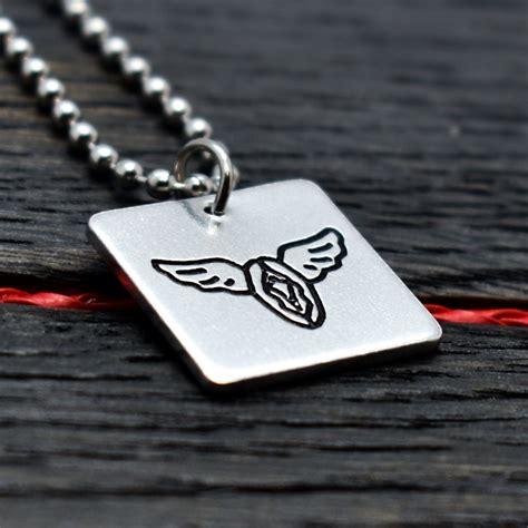 Explicit Winged Vagina And Penis Couples Necklace Set Etsy