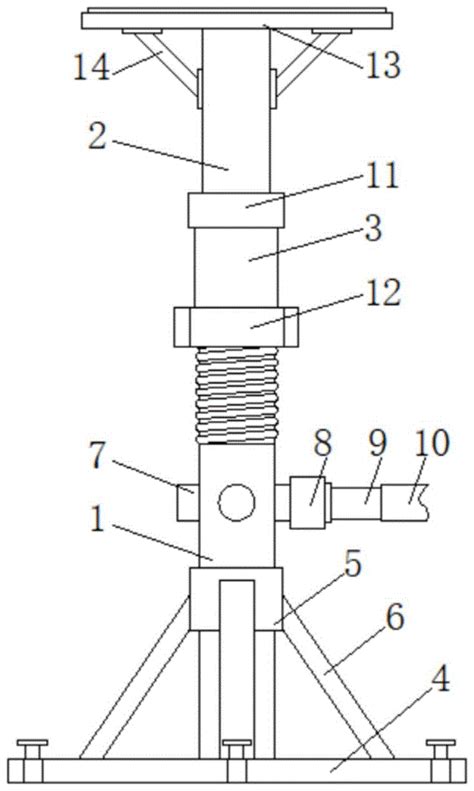 一种土木工程用建筑模板连接架的制作方法