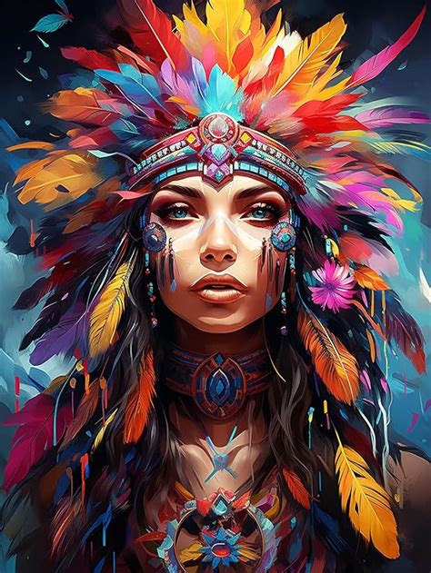 Amazon CHOSIGHT 5D Diamond Art Painting Indians Kit DIY Paint