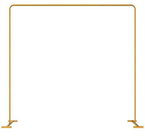 LANGXUN Heavy Duty Gold Metal Square Backdrop Stand Arch For Wedding