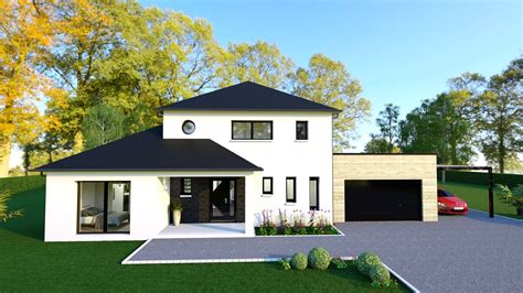 Plan Maison Cube Toit Plat Epingle Sur Cube Lancieux