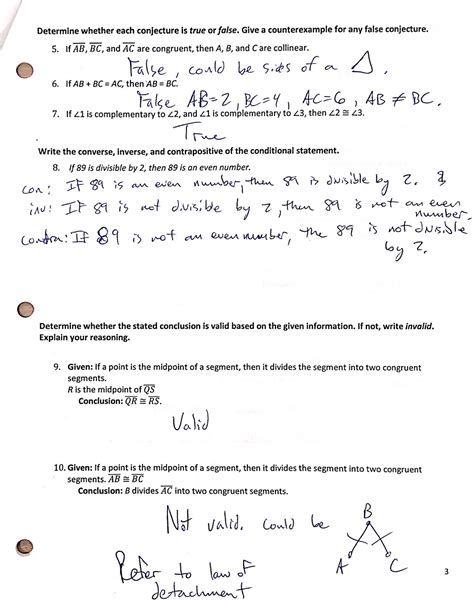 Mr Suominen S Math Homepage Geometry Practice Final Answers