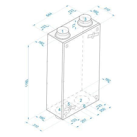 Flat Heat Recovery Unit Renovent Sky Brink Climate Systems