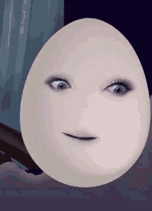 Egg Face Talk GIF - Egg Face Talk Think About It - Discover & Share GIFs