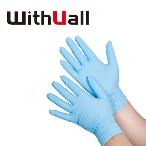 Disposable Synthetic Nitrile Gloves Powder Free For Food Gradeen Iso