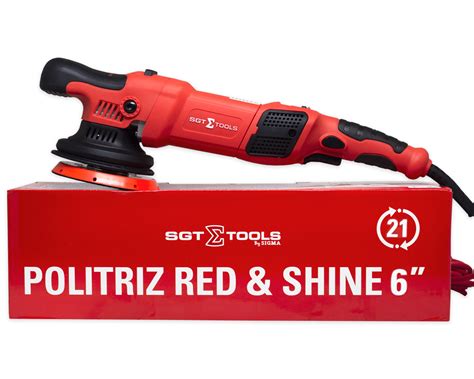 Politriz Roto Orbital 21mm Red Shine Acabamento Profissional Sem