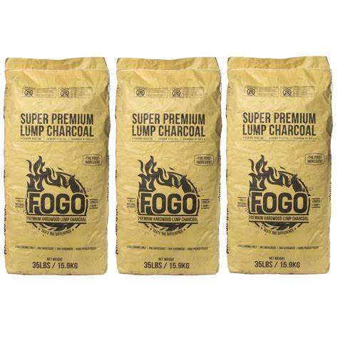 Fogo Super Premium Natural Hardwood Lump Charcoal Lbs Pack