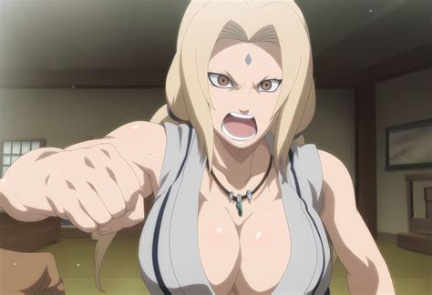 Busty Hentai Girl Ai Generated Ainpai Ass Grab Big Breasts Blonde