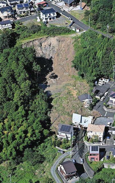 昨年の土砂崩れ応急措置完了 天竜区緑恵台：中日新聞しずおかweb