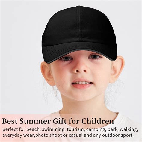 Snapklik.com : Little Girls Criss Cross Ponytail Hat Toddler Reflective