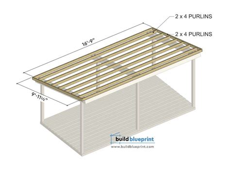 8x16 Firewood Shed Plans Build Blueprint Firewood Shed Wood