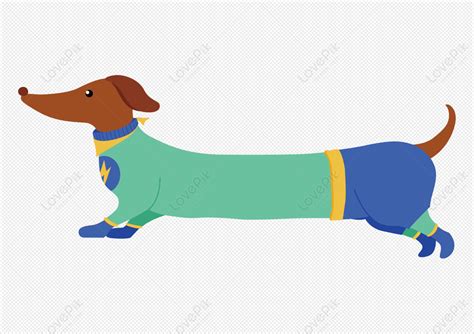 Lindo Perro Salchicha De Pecho Largo Clipart Png Im Genes Off