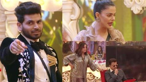 Bigg Boss 16 Shiv Thakare Dig Priyanka Choudhary In Front Of Farah Khan