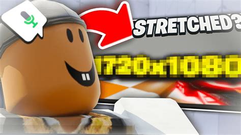 I Attempted To Use Stretched Resolution Roblox Rivals Youtube