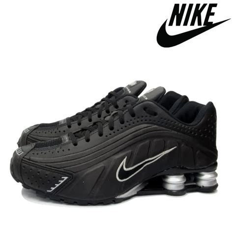 T Nis Nike Shox R Molas Preto Prata Vip Multimarcas