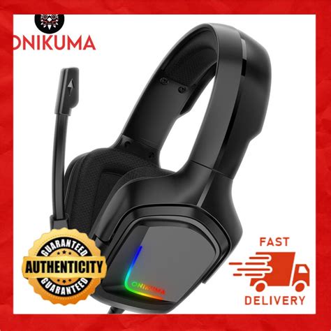 ONIKUMA K20 RGB Professional Gaming Headset Noise Cancellation