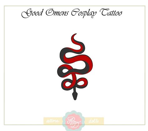 Crowley Snake Temporary Tattoo - Etsy