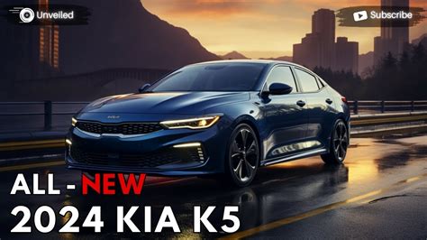 Kia K Unveiled Restyling A New Kia Midsize Sporty Sedan Youtube