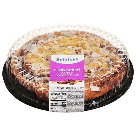 Sabrina S Cinnamon Danish Coffee Cake 16 Oz Bakery Fairplay Foods