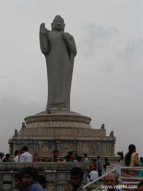 Buddha statue at Hussain Sagar Lake, Hyderabad | Veethi