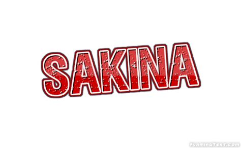 Sakina Logo Free Name Design Tool From Flaming Text