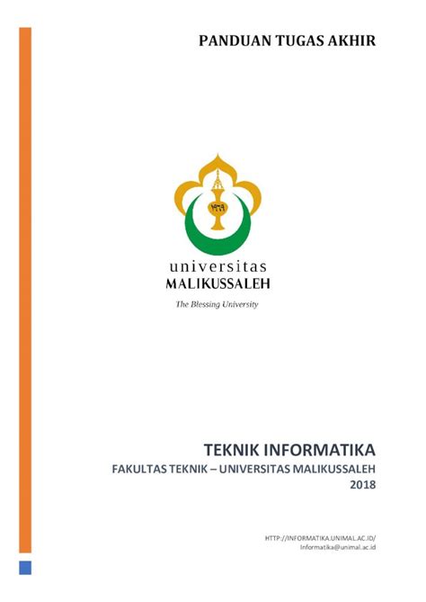 Pdf Teknik Informatika Panduan Tugas Akhir · 2020 8 19 · Maupun