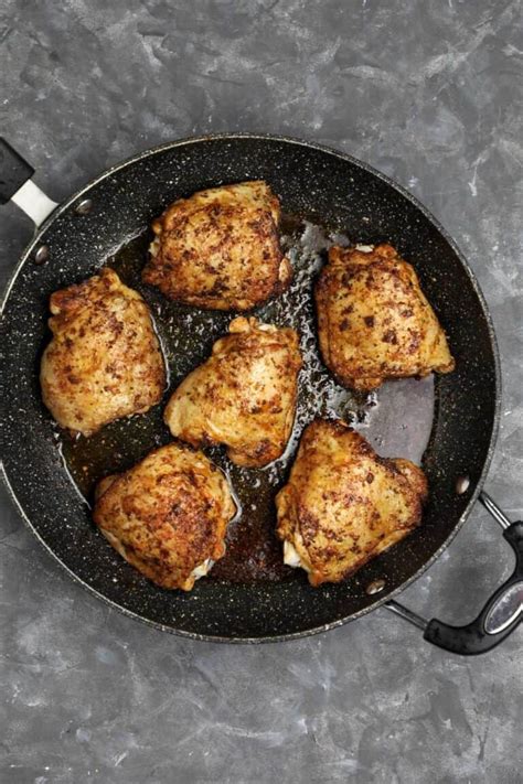 Pan Fried Chicken Thighs Recipe Chicken Vibes