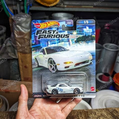 Jual Hot Wheels Premium Fast Furious Mazda Rx Rx Fd Hks Putih Kota Mojokerto