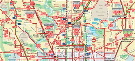 Dc Metro Map With Streets - Maps Model Online