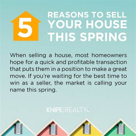 5 Reasons To Sell Your House This Spring Work At Kr