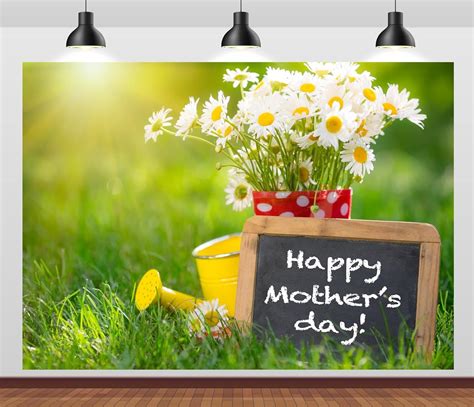 Amazon CORFOTO 8x6ft Happy Mother S Day Backdrop Green Grass