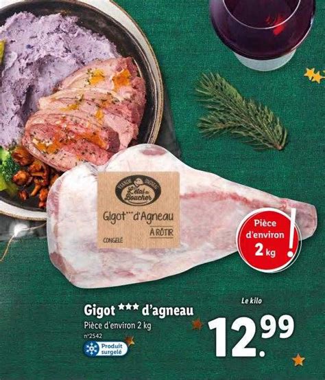 Promo Gigot D Agneau Chez Lidl ICatalogue Fr