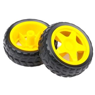 10x Roda Pneu para Chassi Carro Smart Car Robótica Shopee Brasil