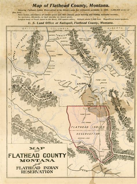 Flathead County Facts Remember The Point Of Entry To The Great Flathead Indian Reservation Is