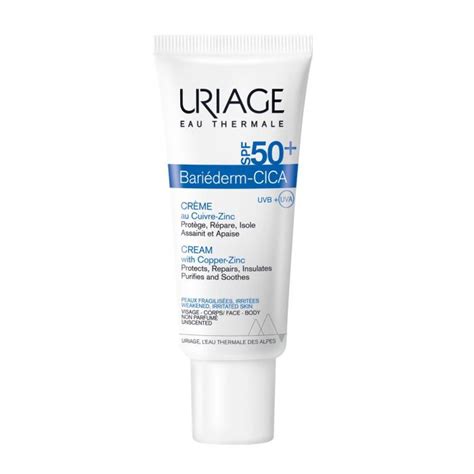 URIAGE Bariéderm Cica Cu Zn sebkezelő krém SPF50 40ml