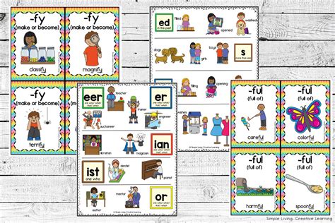 Superb Suffix Activities For Elementary Middle School Learners