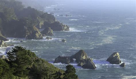 Scenic Ocean View Near Big Sur, California Stock Photo - Image of beach ...