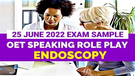 Oet Speaking Role Play Endoscopy Mihiraa Youtube