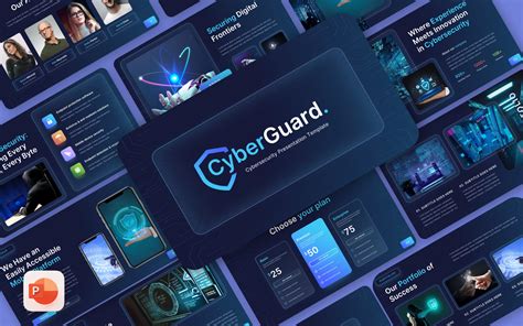 Cyberguard Cybersecurity Powerpoint Template