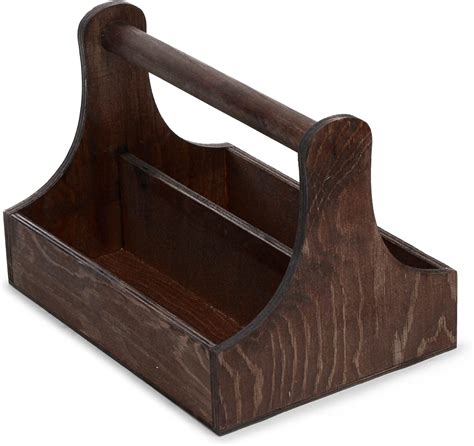 Dinedrinkstuff Pine Condiment Caddy 25 X 18 X 18cm Ds31439 Simgle