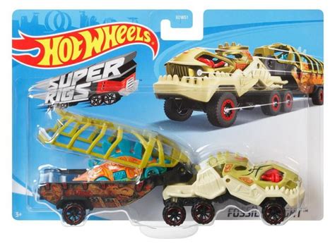 Hot Wheels Caminhão Super Rigs E Carrinho 1 64 Mattel Bdw51 Caminhões Motos e Ônibus de