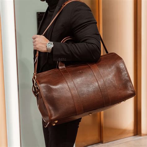 Personalized Luxury Duffle Bags For Men Von Baer