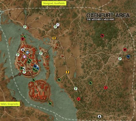 Steam Community Guide The Witcher 3 Oxenfurt Map