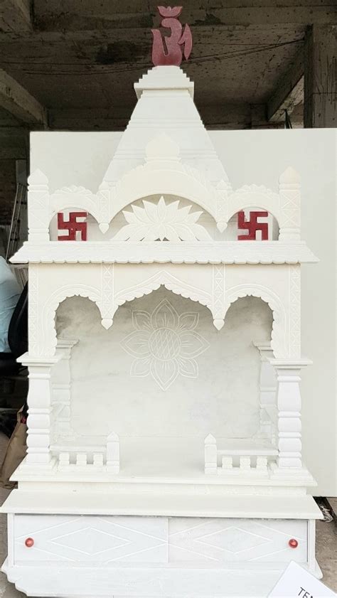 Indoor White Carving Marble Temple For Workshop At Rs In Kolkata