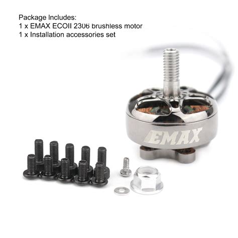 มอเตอร์ไร้แปรงถ่าน EMAX ECO II 2207 2306 1700KV 1900KV 2400KV สําหรับโด ...