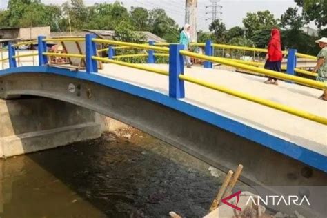 Pemkab Bekasi Revitalisasi Jembatan Kali Sadang Di Pasar Rengas