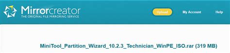 FULL MiniTool Partition Wizard 10 2 3 Technician WinPE ISO